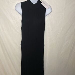 NWT WAYF Cynthia Mock Neck Tank Mididress Size M